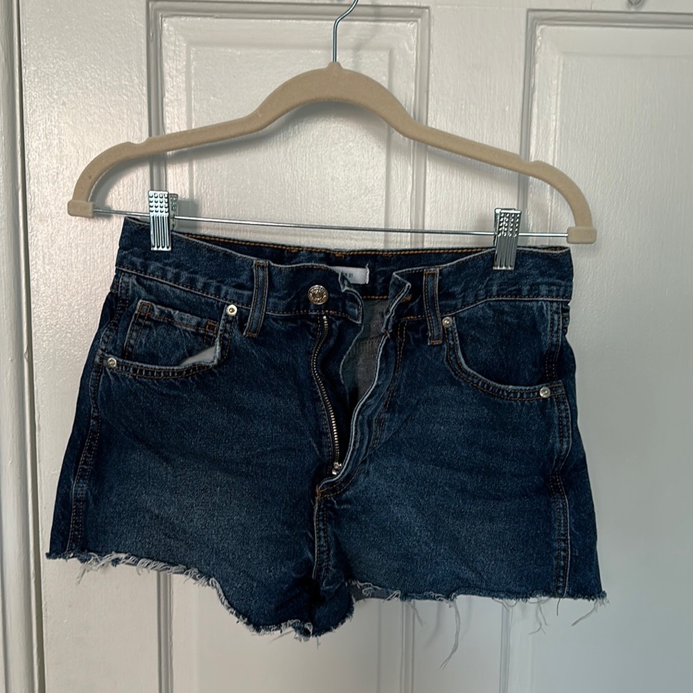 Jean shorts - dark wash